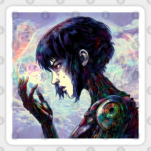 Manga and Anime Inspired Art: Exclusive Designs Magnet by insaneLEDP